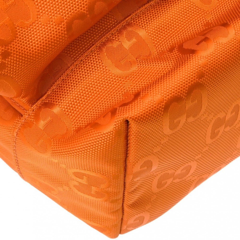 Gucci Pattern Orange Gg Nylon Backpack - image 6